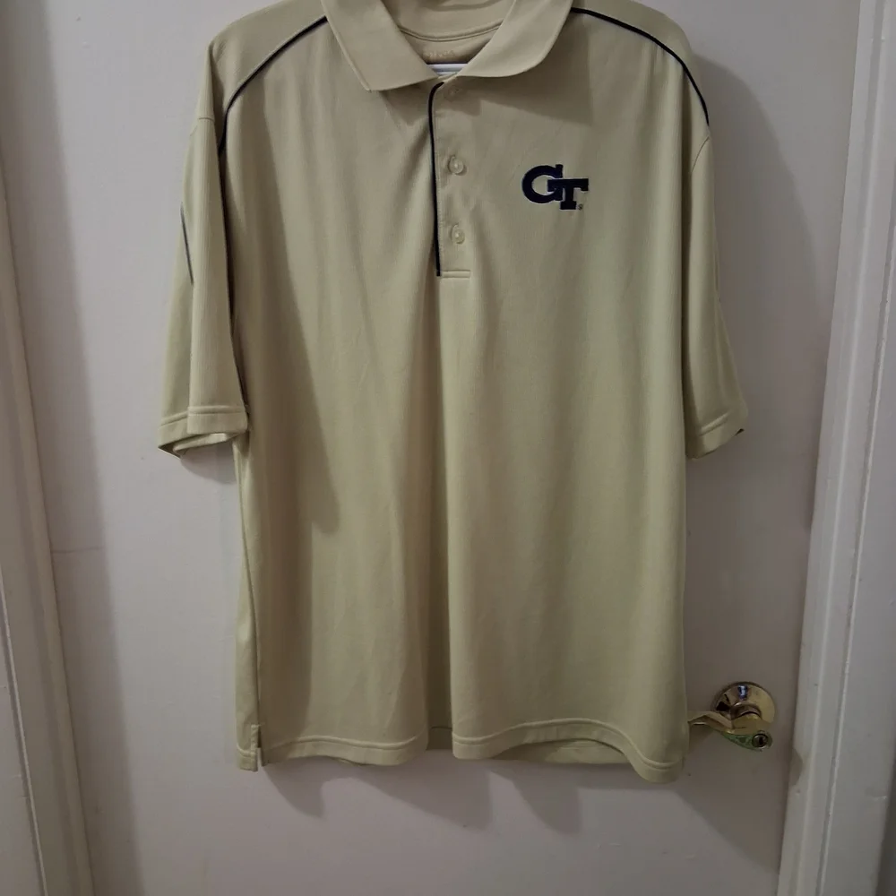 Georgia Tech Yellowjackets PGA Tour Mens  Polo Golf Shirt Size XL - Picture 2 of 6